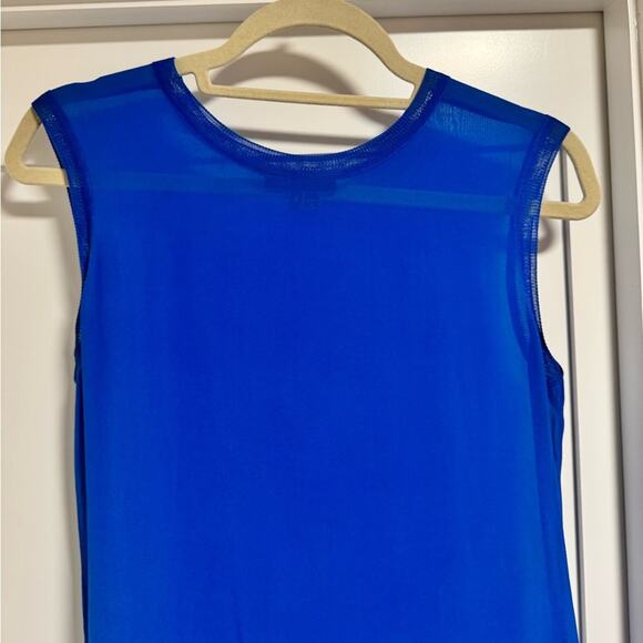 Sheer silk tunic top - Vince - Picture 2 of 8